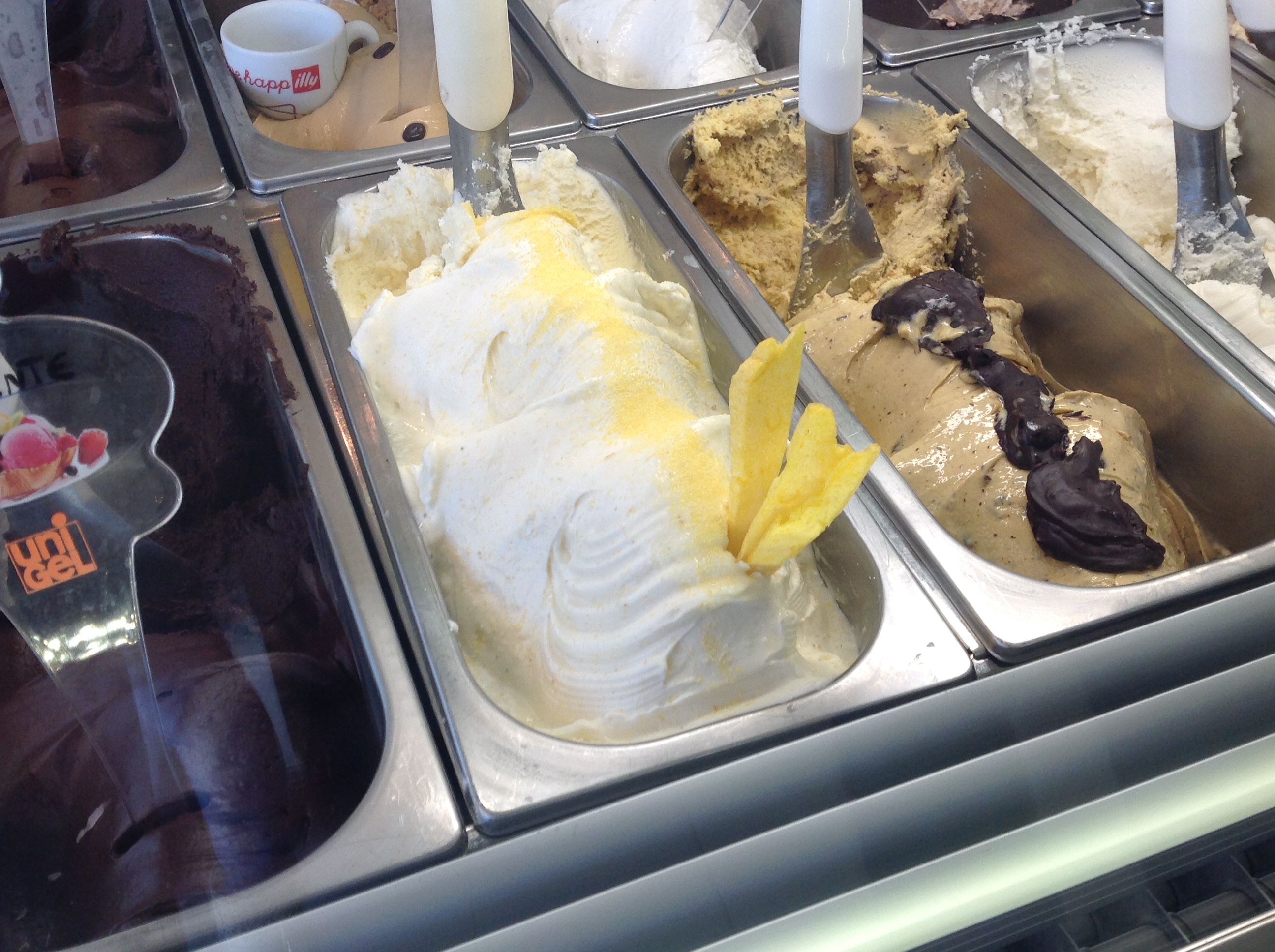 gelato al gusto polenta